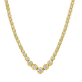 Graduated Diamond Tennis Necklace K878