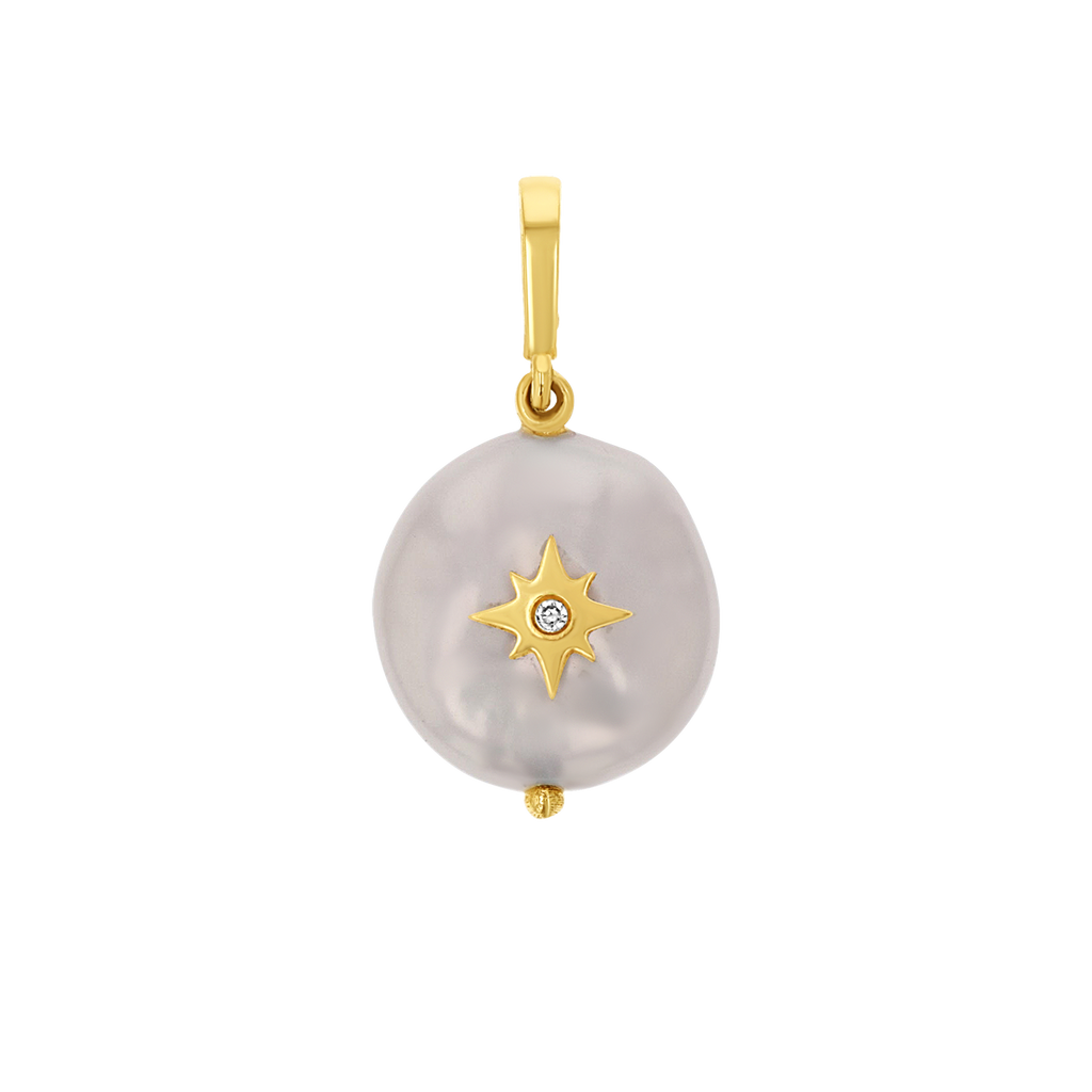 Starburst Pearl Charm Q6202