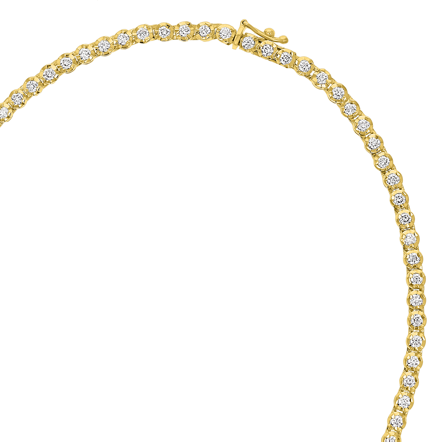 Graduated Diamond Tennis Necklace K878