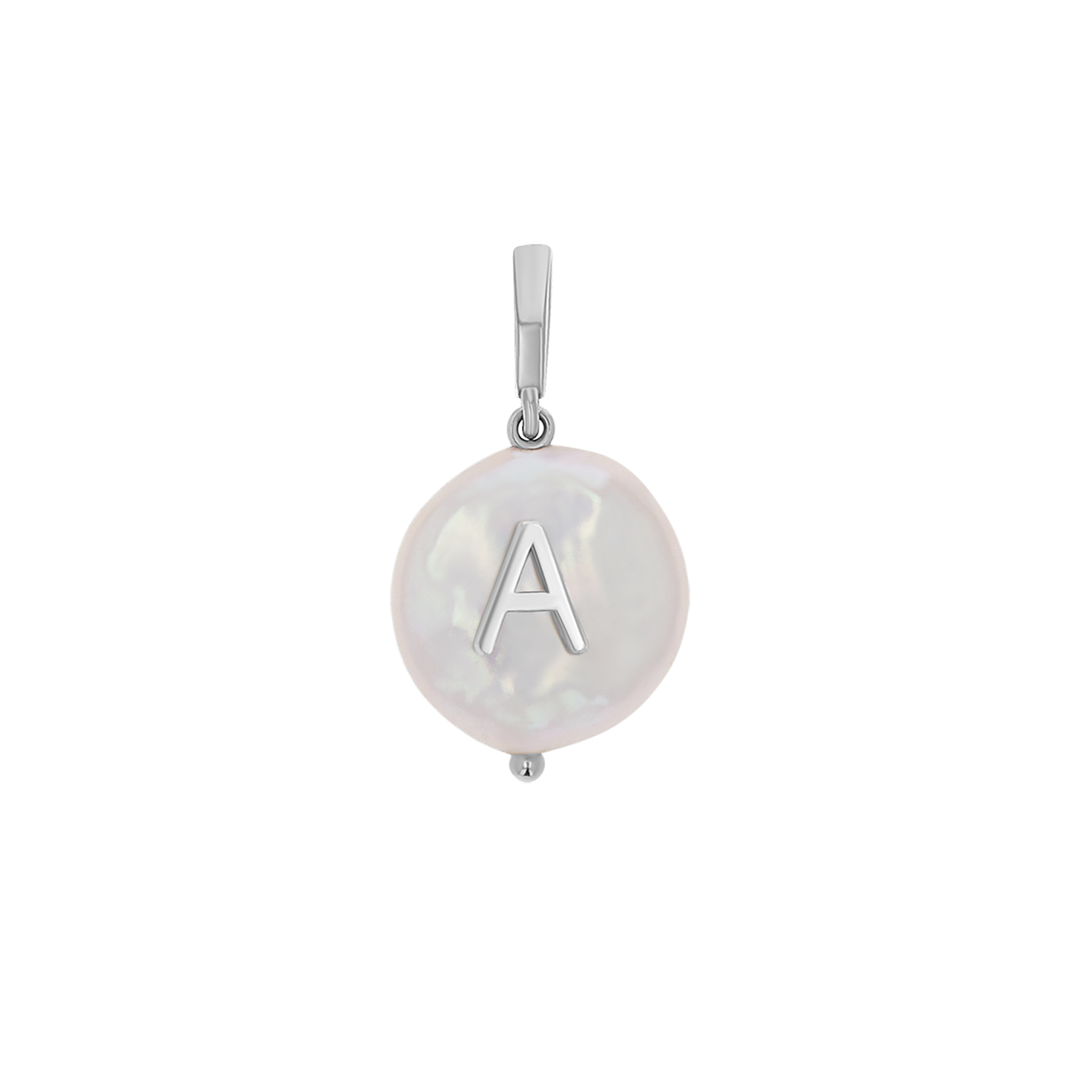 Pearl Initial Charm D562