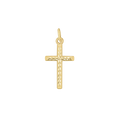 Herringbone Cross Charm M18920