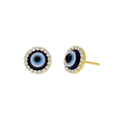 Evil Eye Diamond Stud Earrings M47453