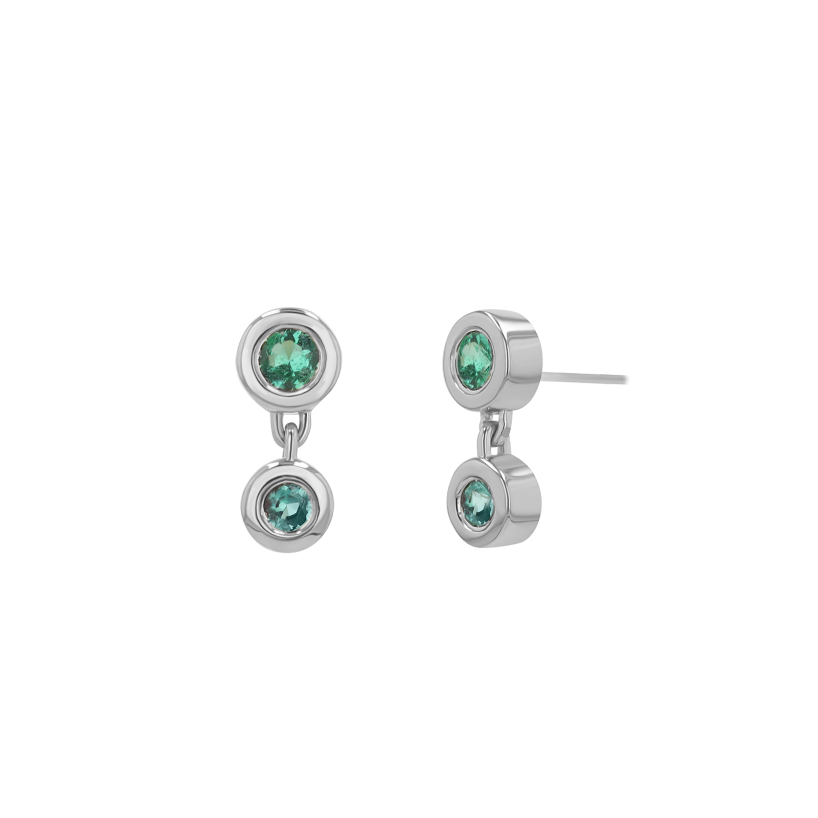 Emerald Duo Studs D719275
