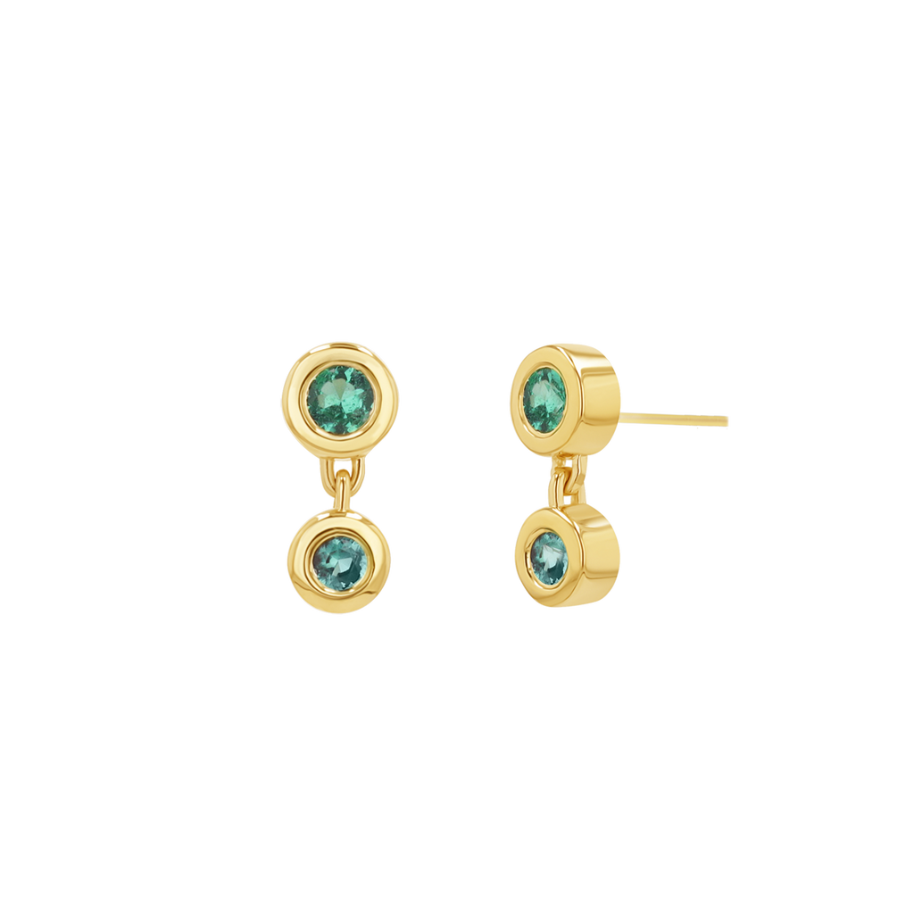 Emerald Duo Studs D719275