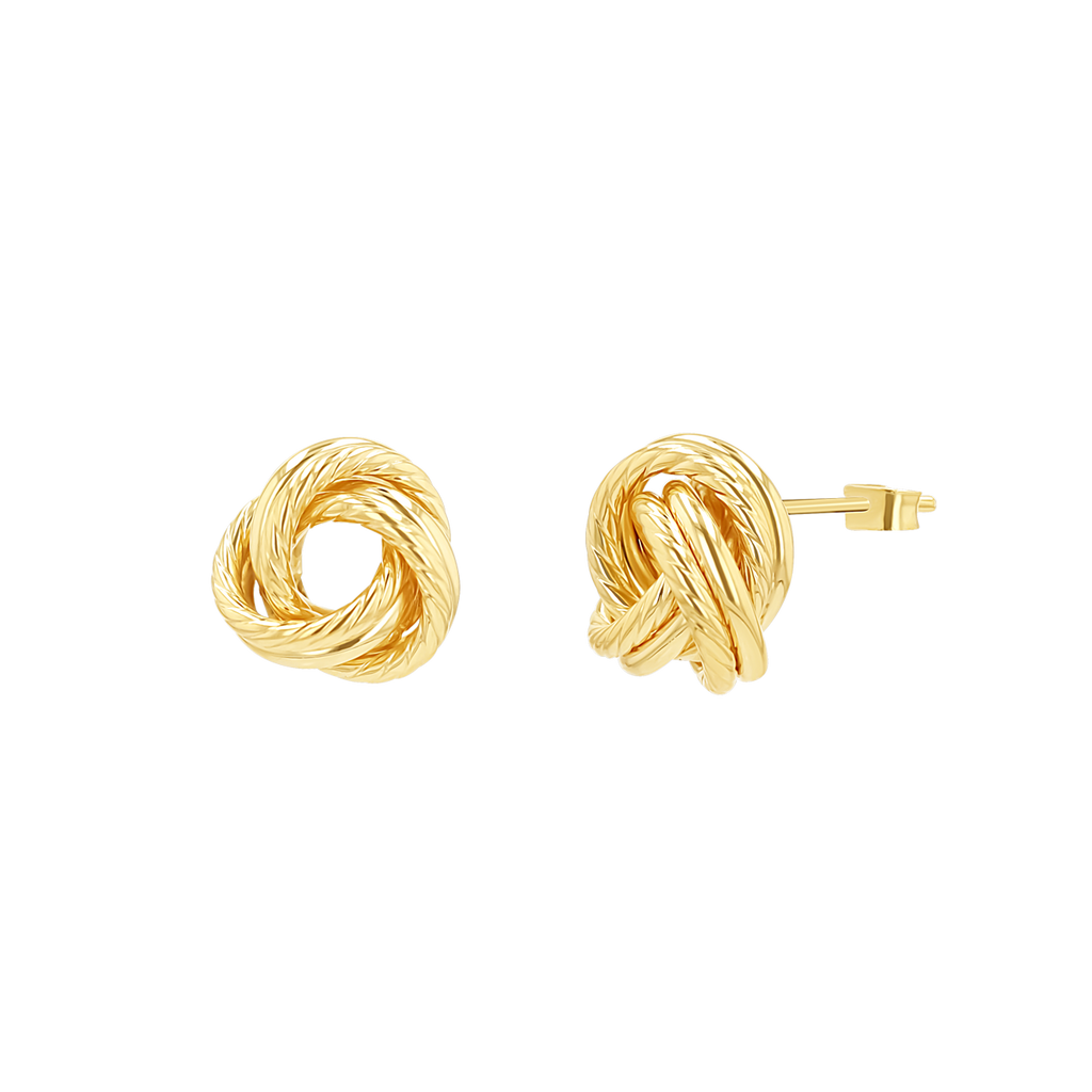Rope Twist Love Knot Earrings N62005
