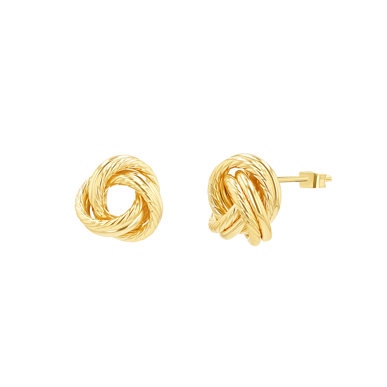 Rope Twist Love Knot Earrings N62005