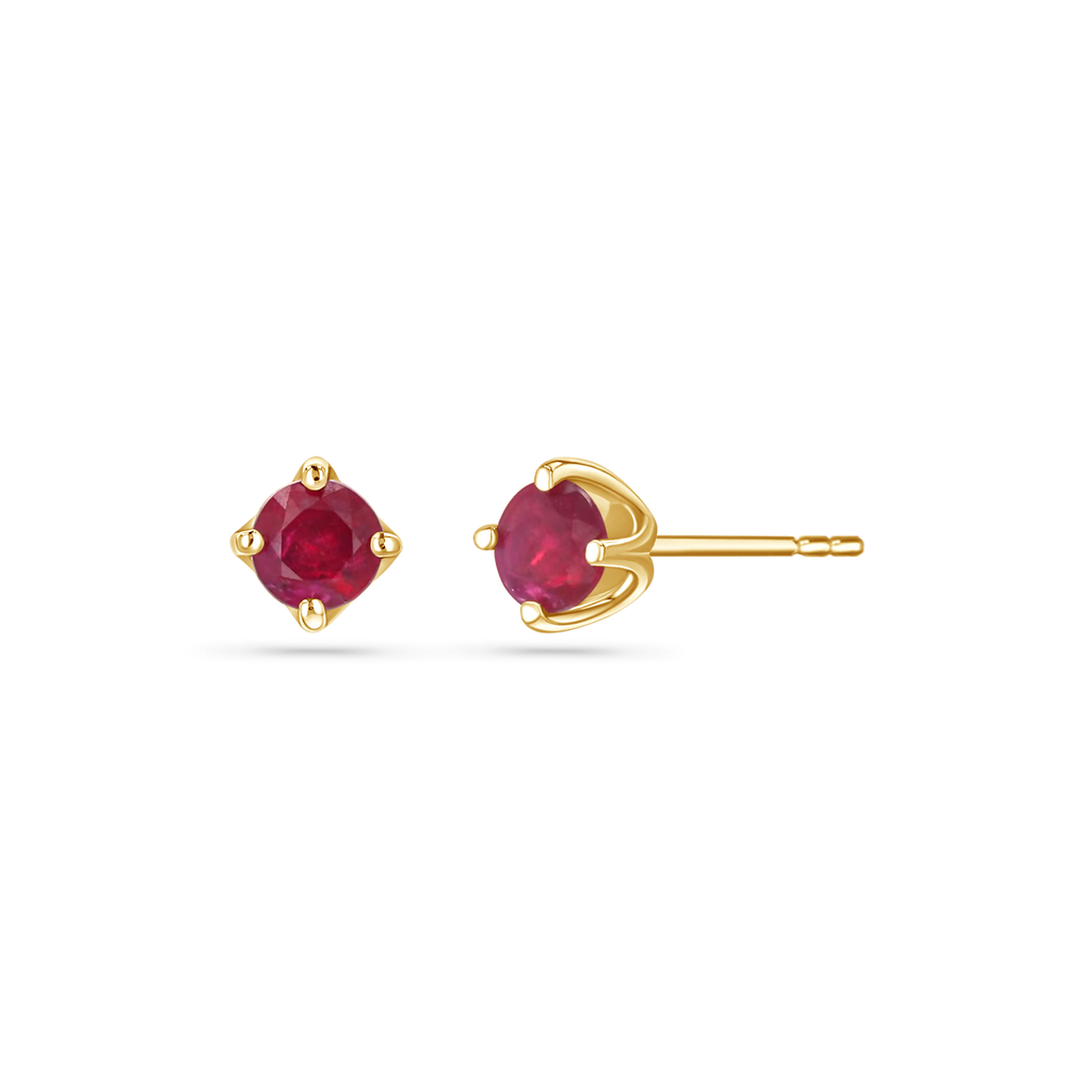 14K Gold Solitaire Studs Z860479