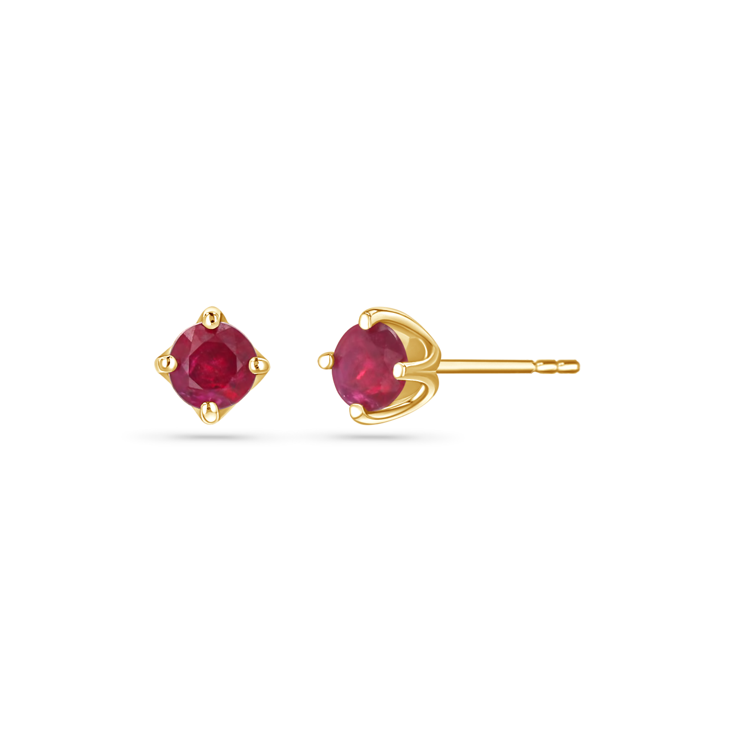 14K Gold Solitaire Studs Z860479