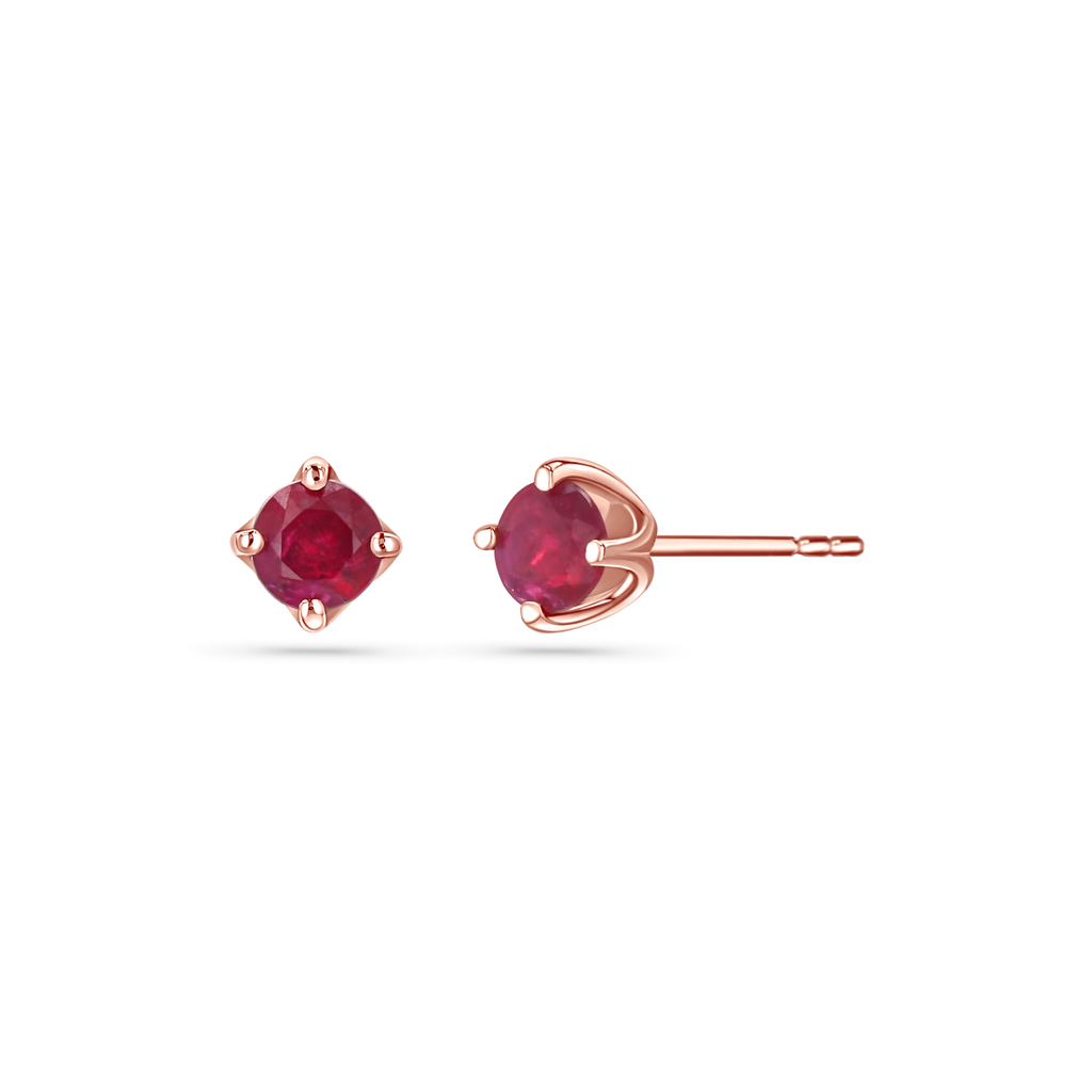 14K Gold Solitaire Studs Z860479