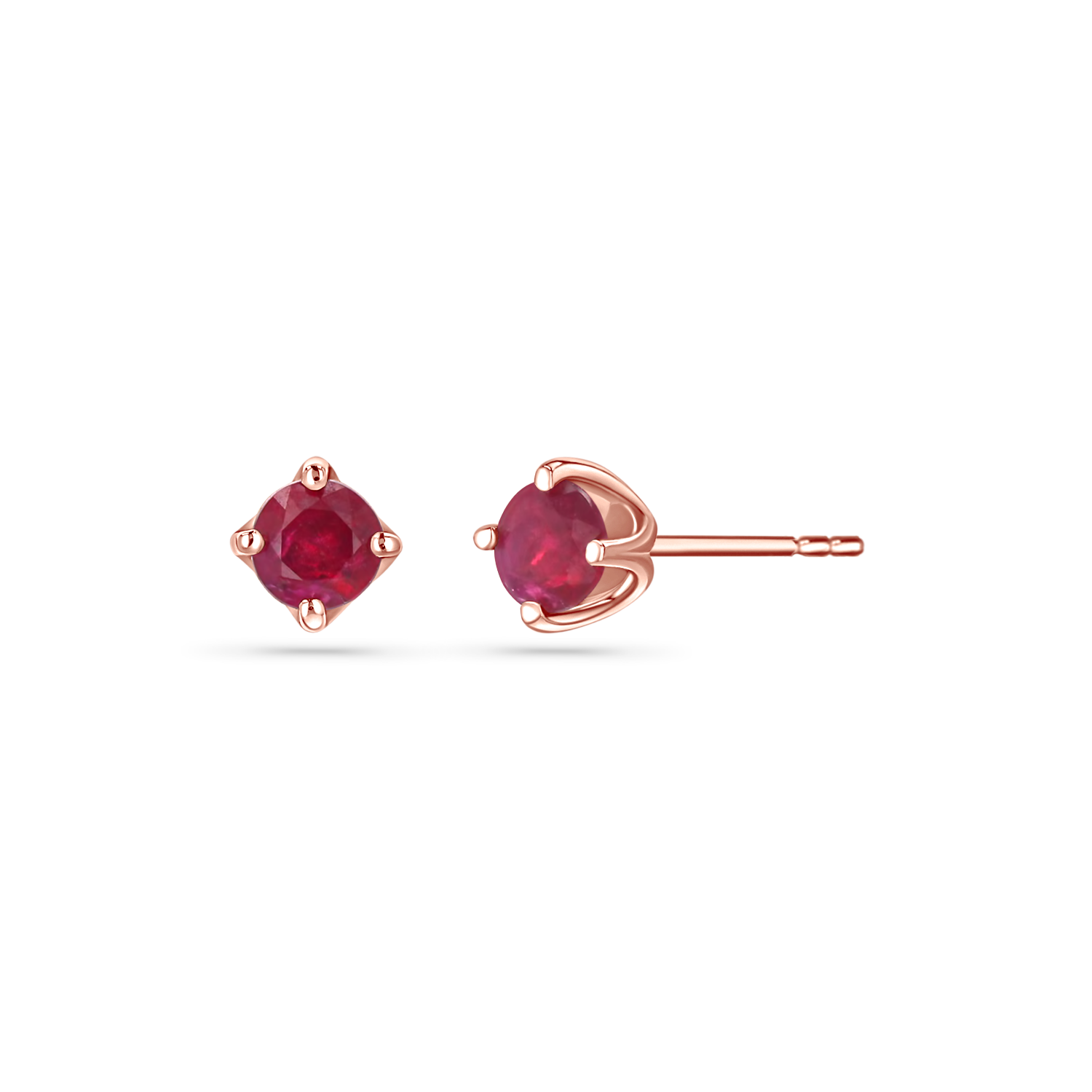 14K Gold Solitaire Studs Z860479