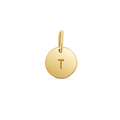 Engravable Round Coin Charm M5026