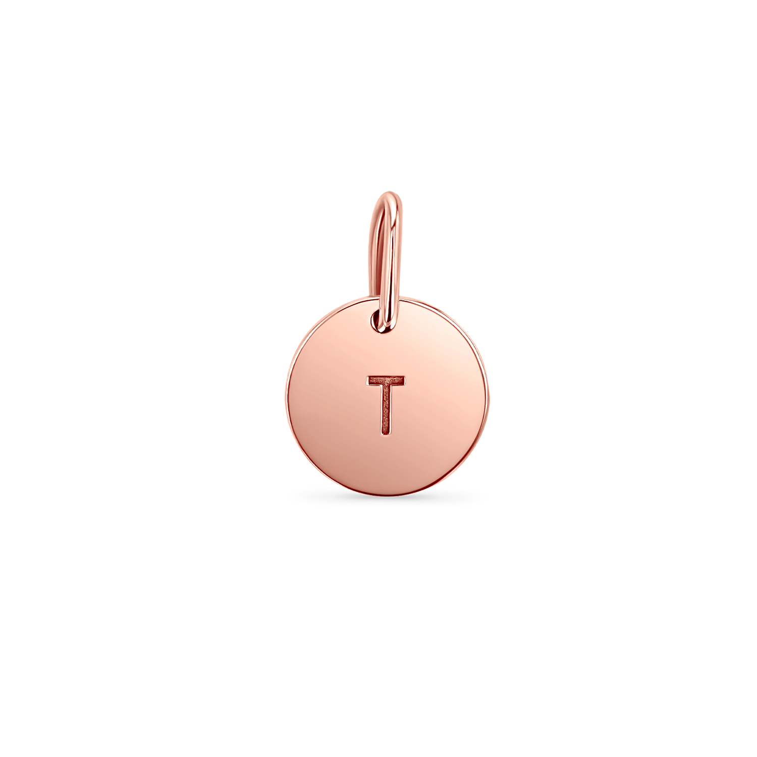 Engravable Round Coin Charm M5026