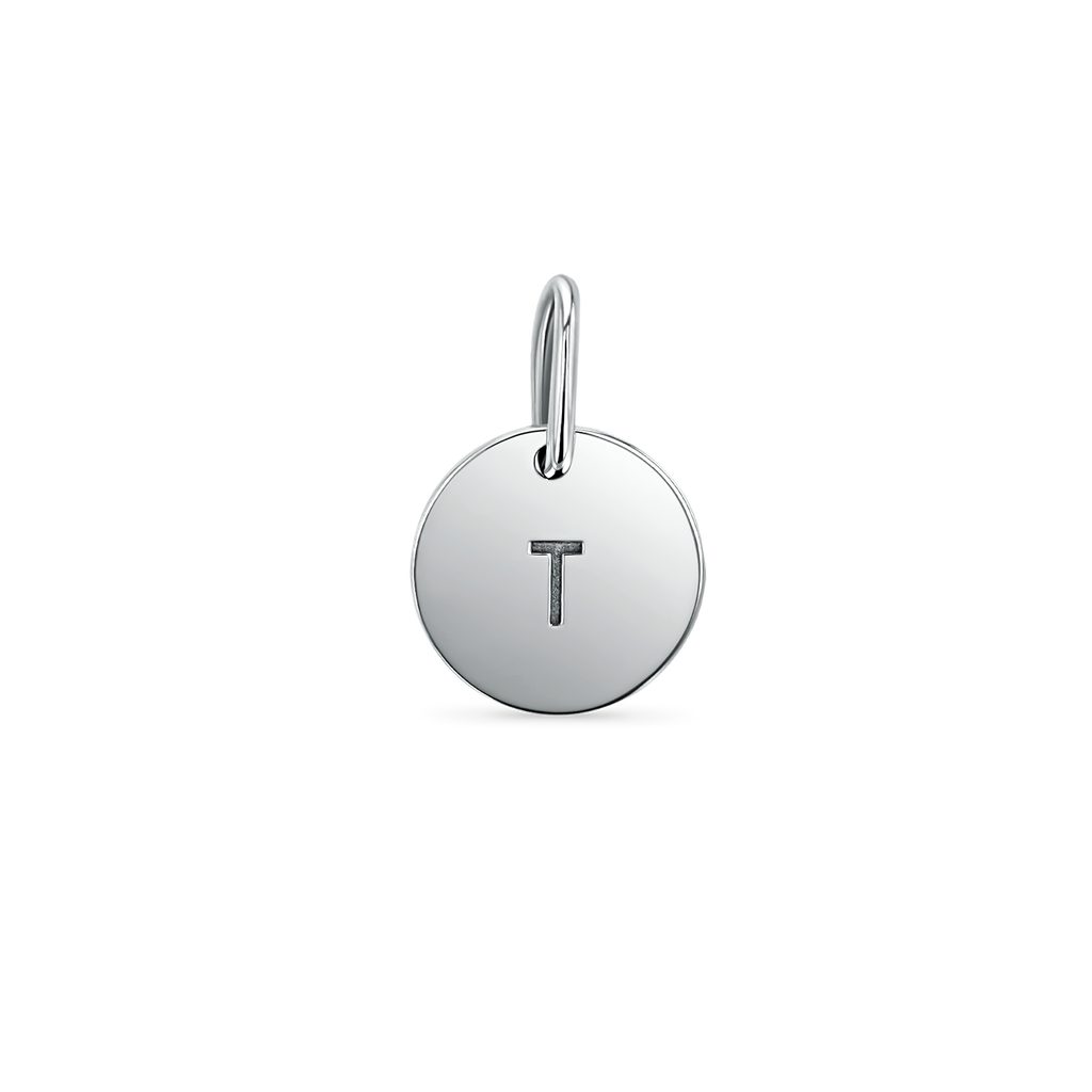 Engravable Round Coin Charm M5026