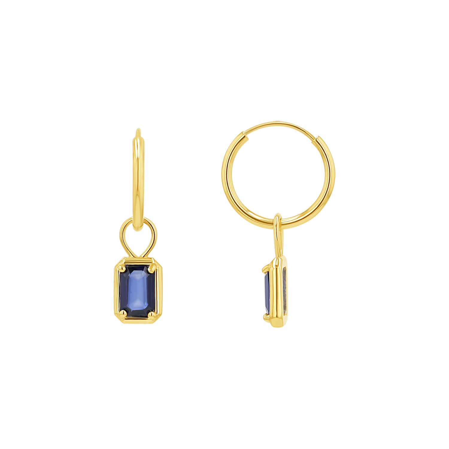 Emerald Huggie Charms I742