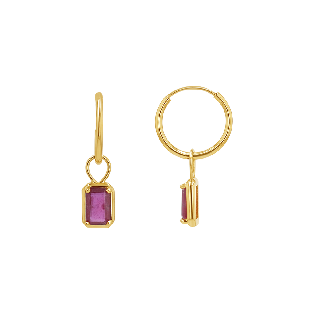 Emerald Huggie Charms I742