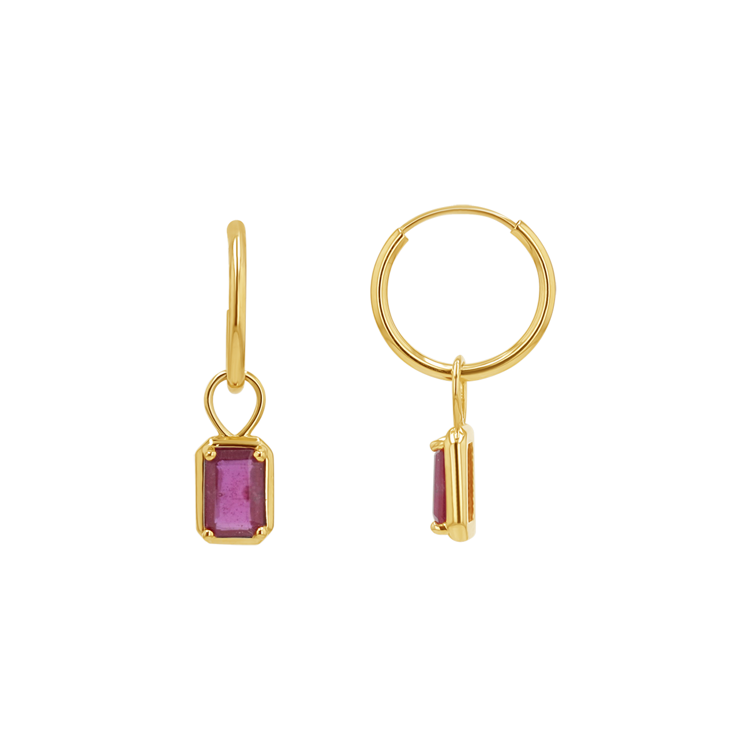 Emerald Huggie Charms I742
