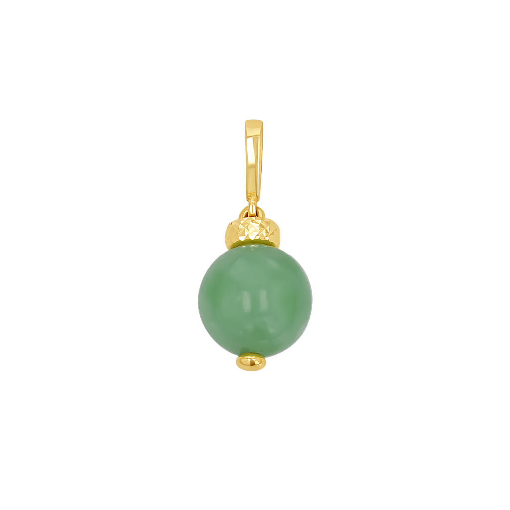 Jade Bead Charm Z9940