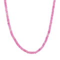 Pink Opal Bead Necklace P80687