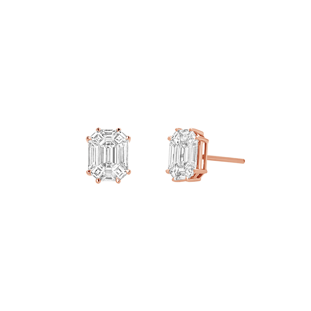 Diamond Stud Earrings F832