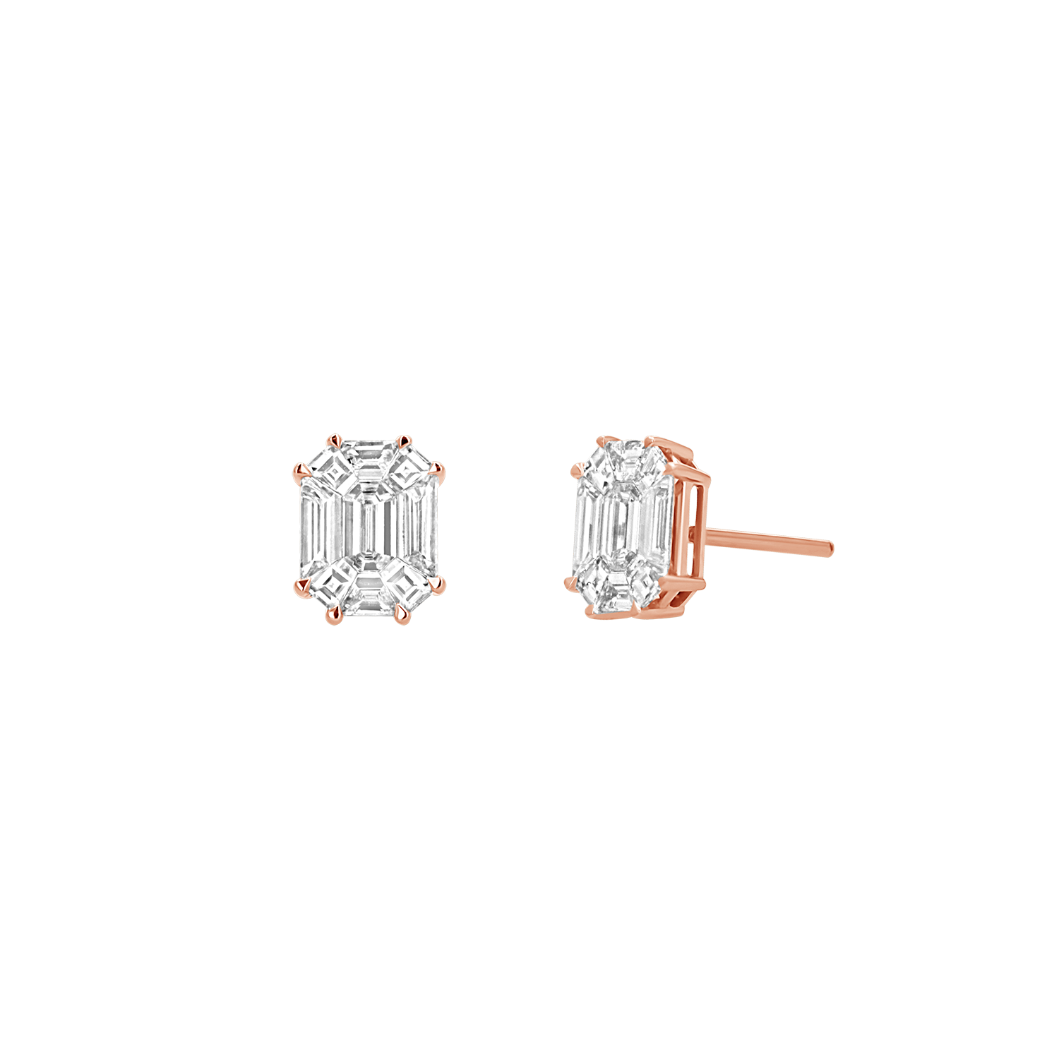Diamond Stud Earrings F832