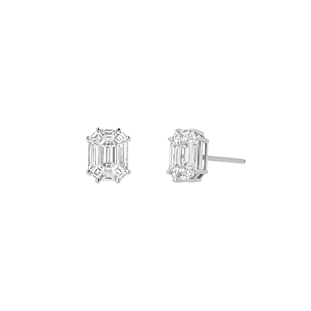 Diamond Stud Earrings F832