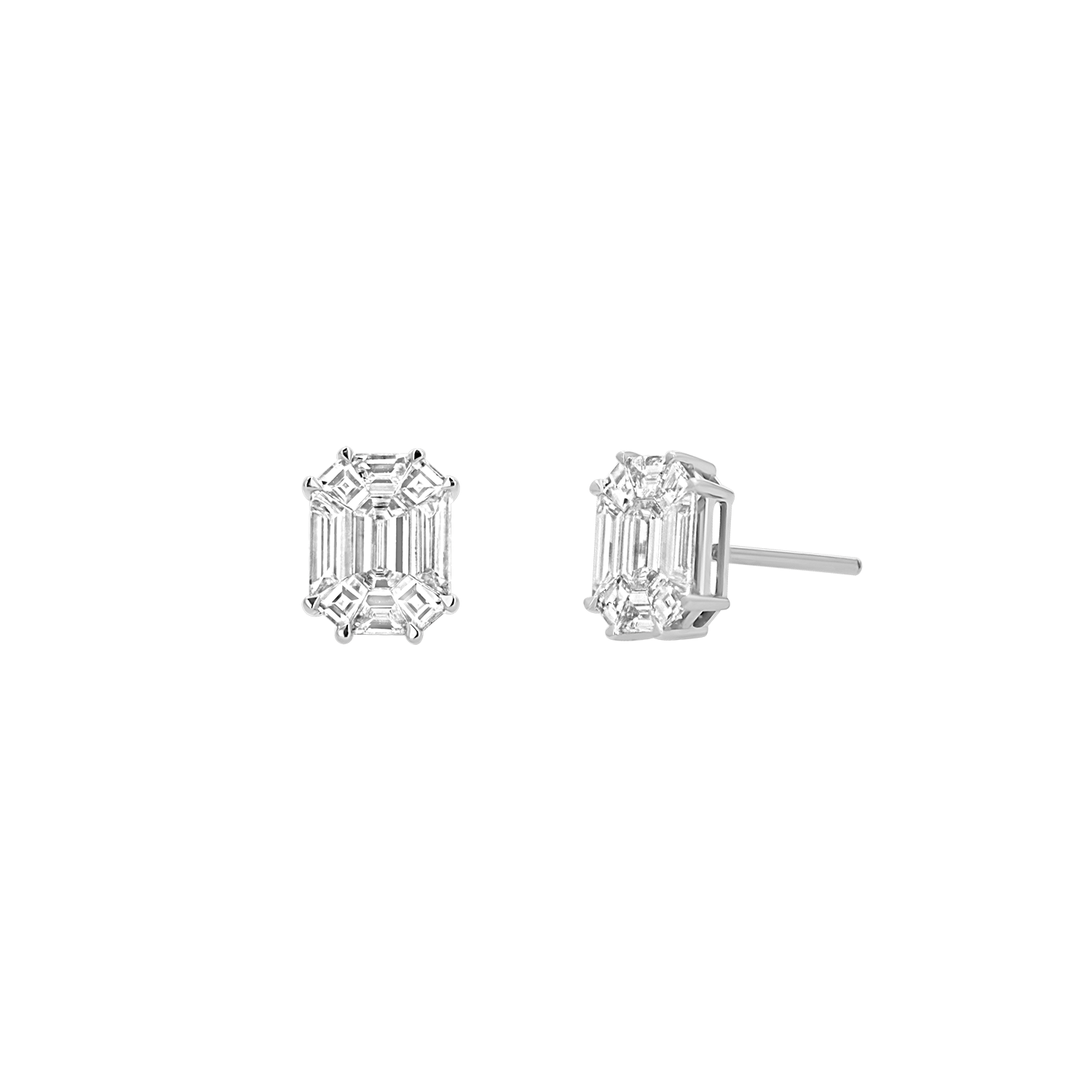 Diamond Stud Earrings F832
