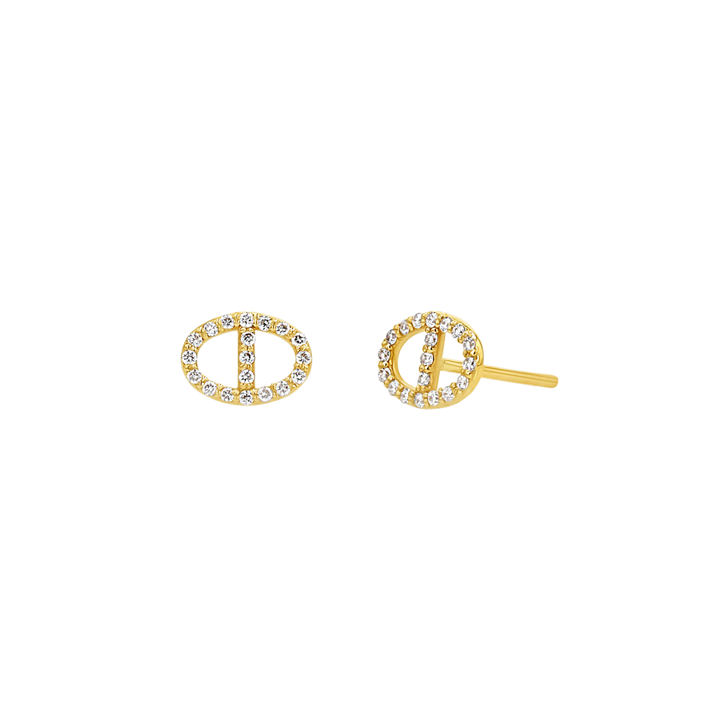 Diamond Stud Earrings Q85795
