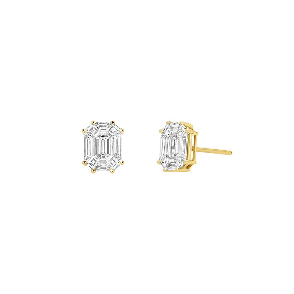Diamond Stud Earrings F832
