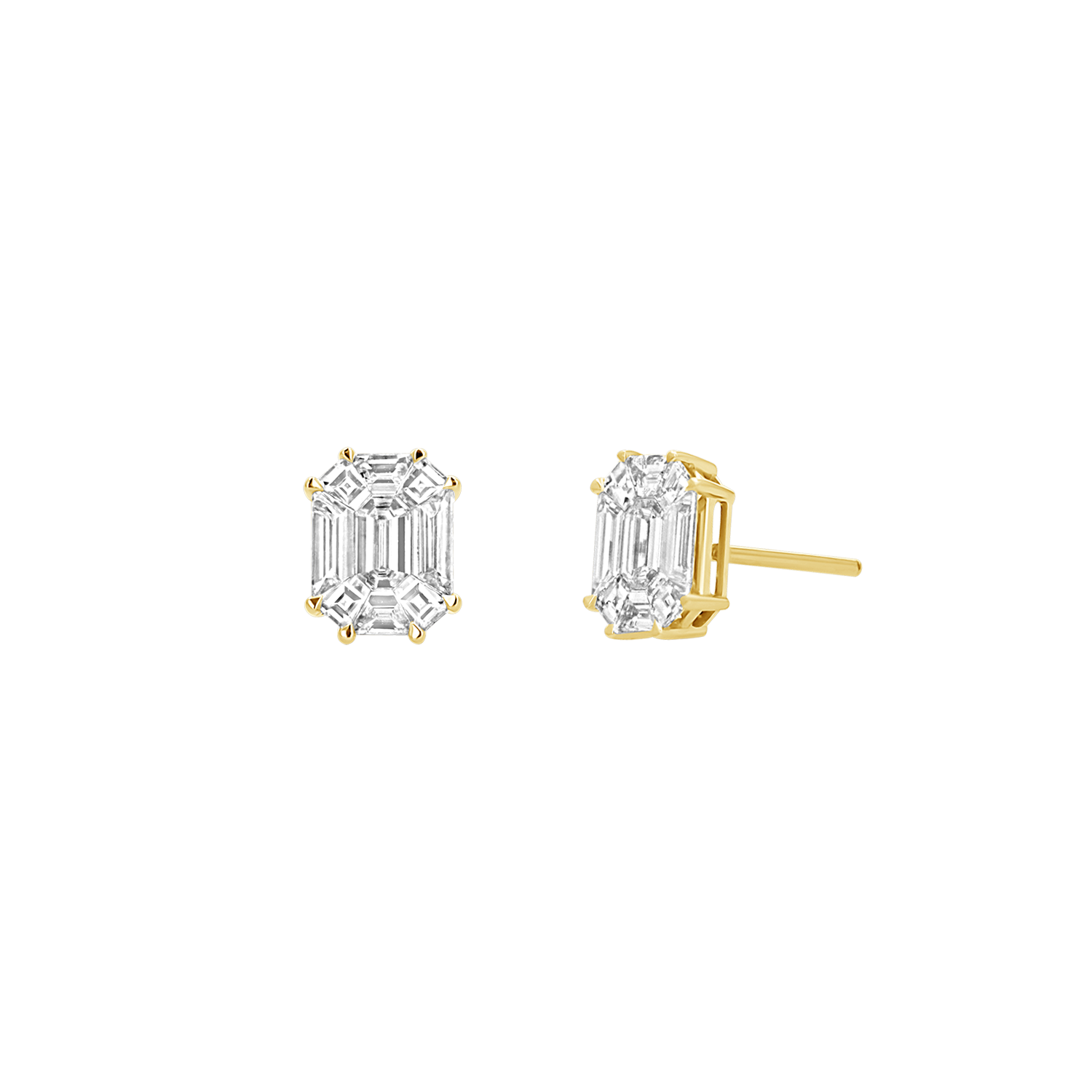 Diamond Stud Earrings F832