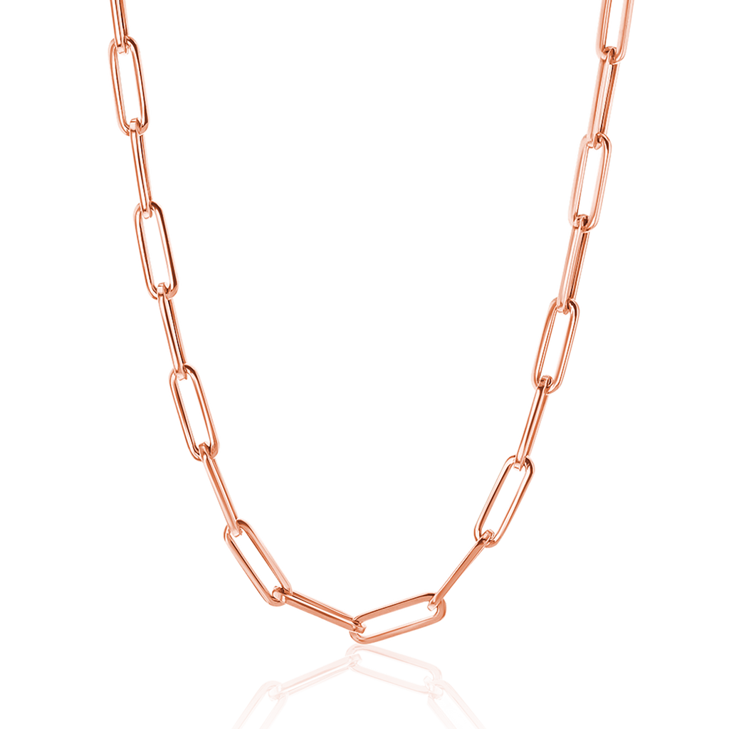 Large Paperclip Chain Necklace U303