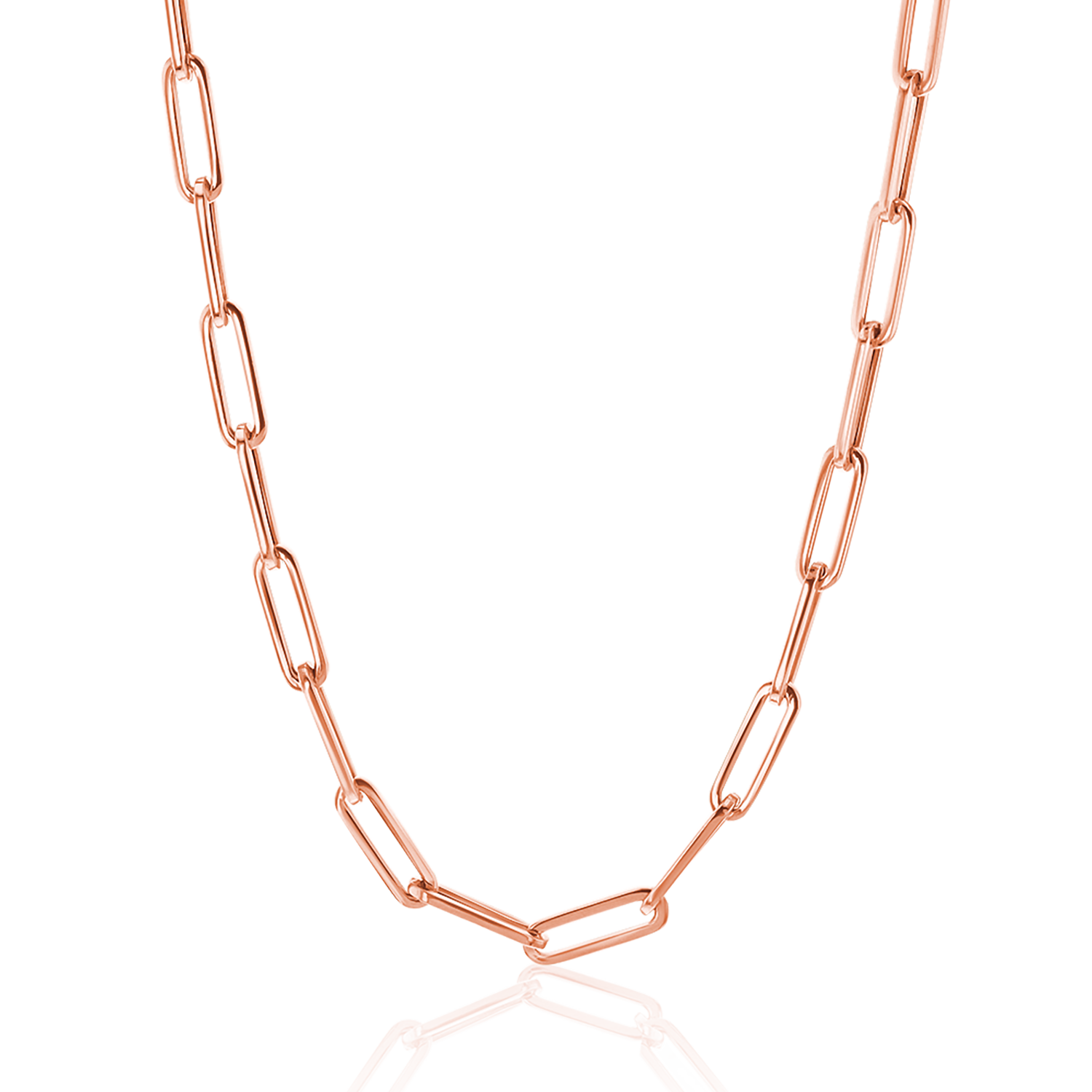 Large Paperclip Chain Necklace U303