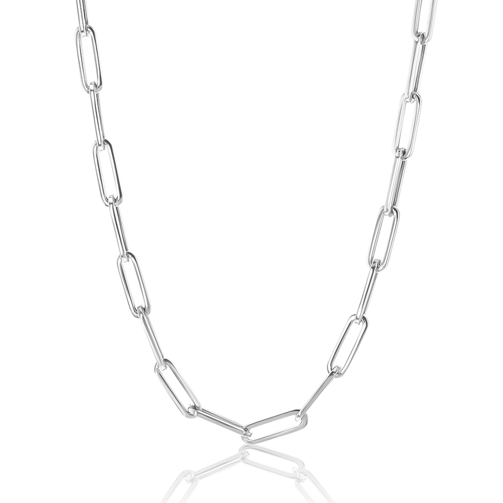 Large Paperclip Chain Necklace U303