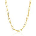 Large Paperclip Chain Necklace U303