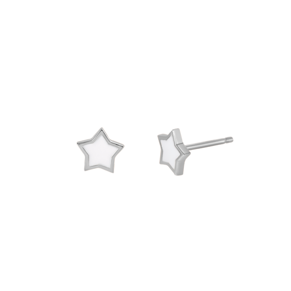 Enamel Stud Earrings K3207