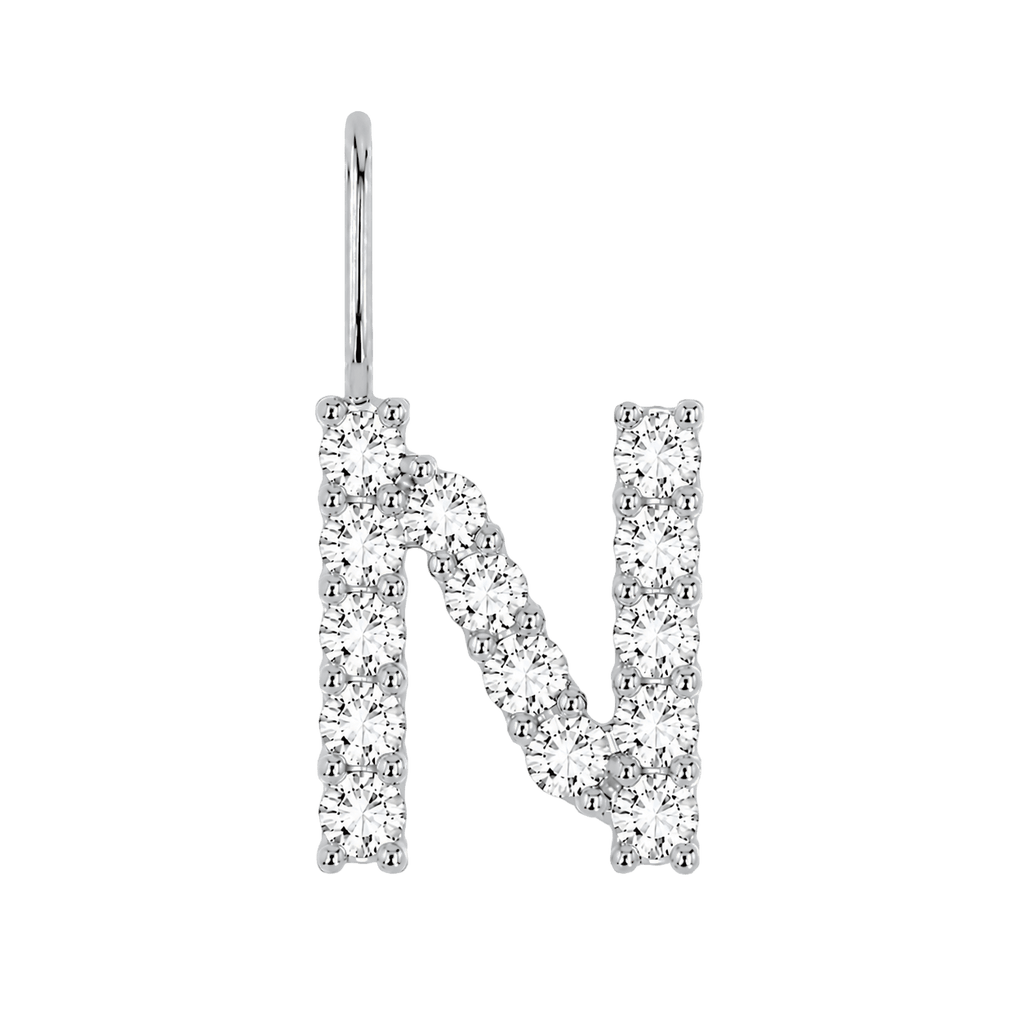 Diamond Initial Charm E118016