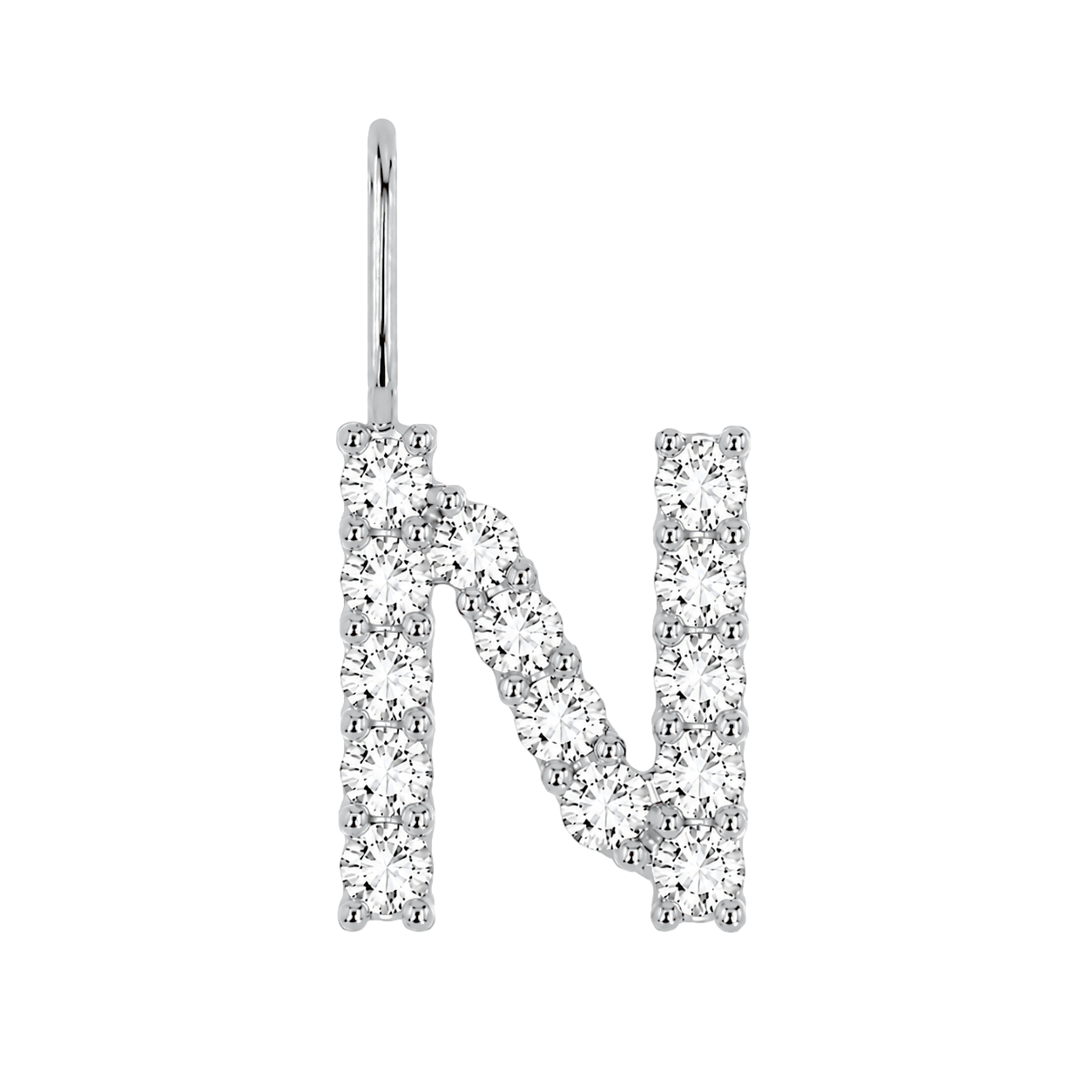 Diamond Initial Charm E118016