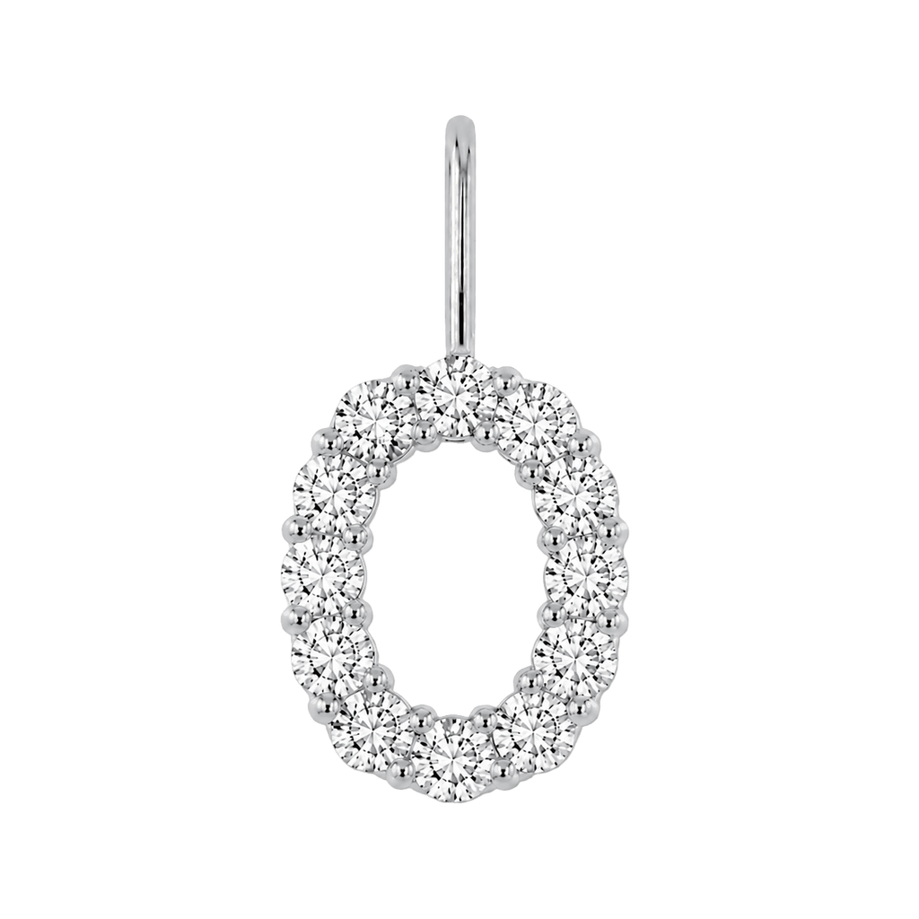 Diamond Initial Charm E118016