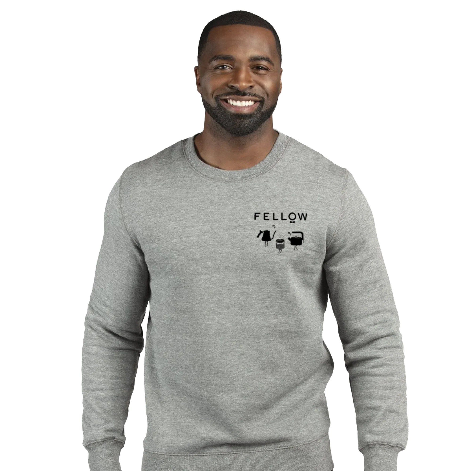Grey Crew Neck Sweatshirt S784
