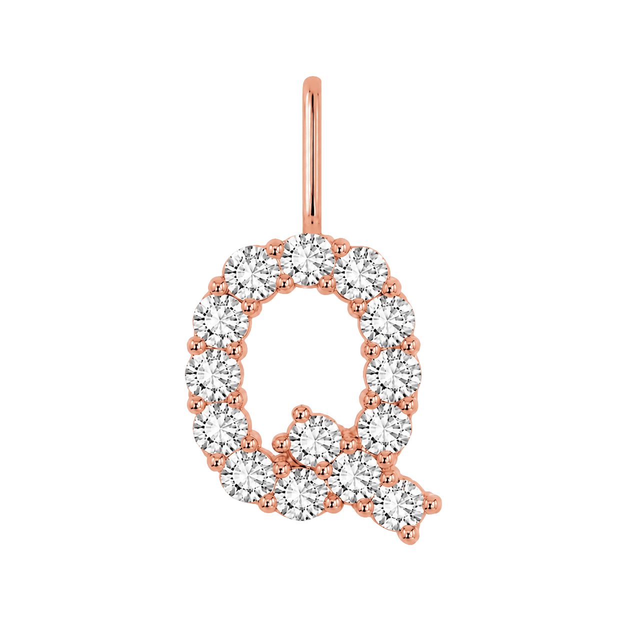 Diamond Initial Charm E118016