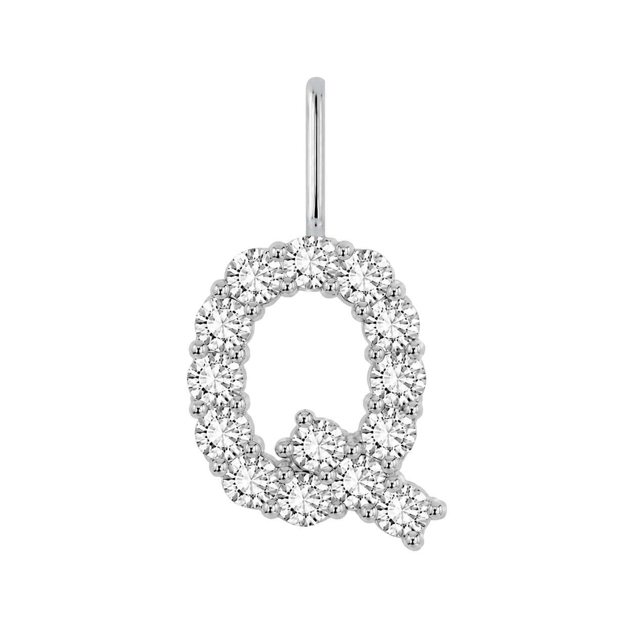 Diamond Initial Charm E118016