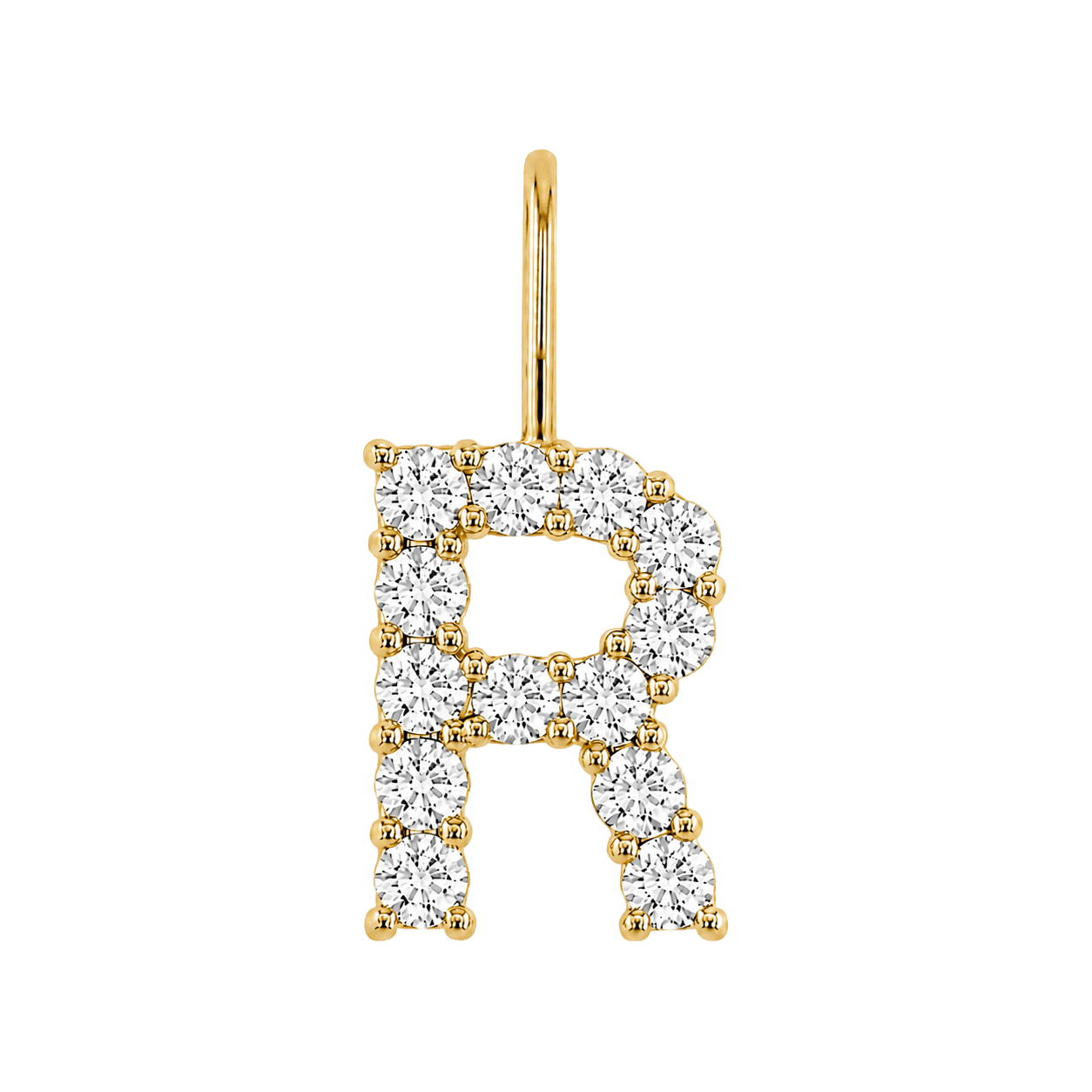 Diamond Initial Charm E118016