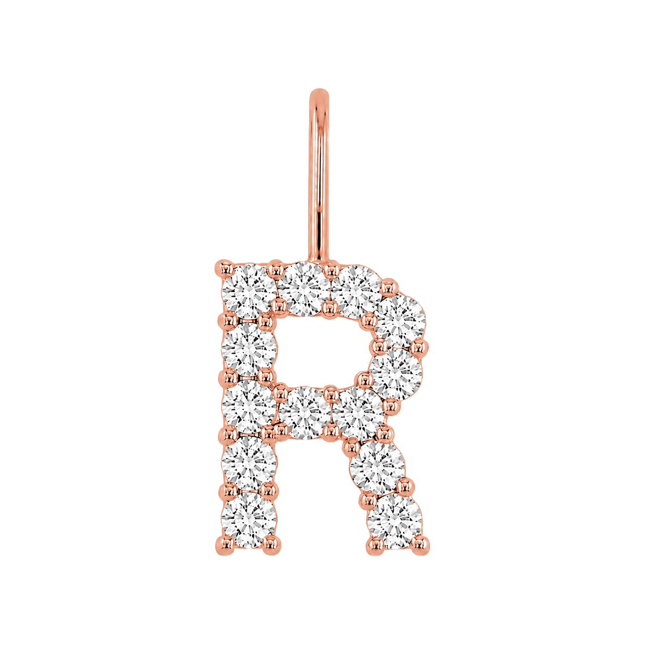 Diamond Initial Charm E118016