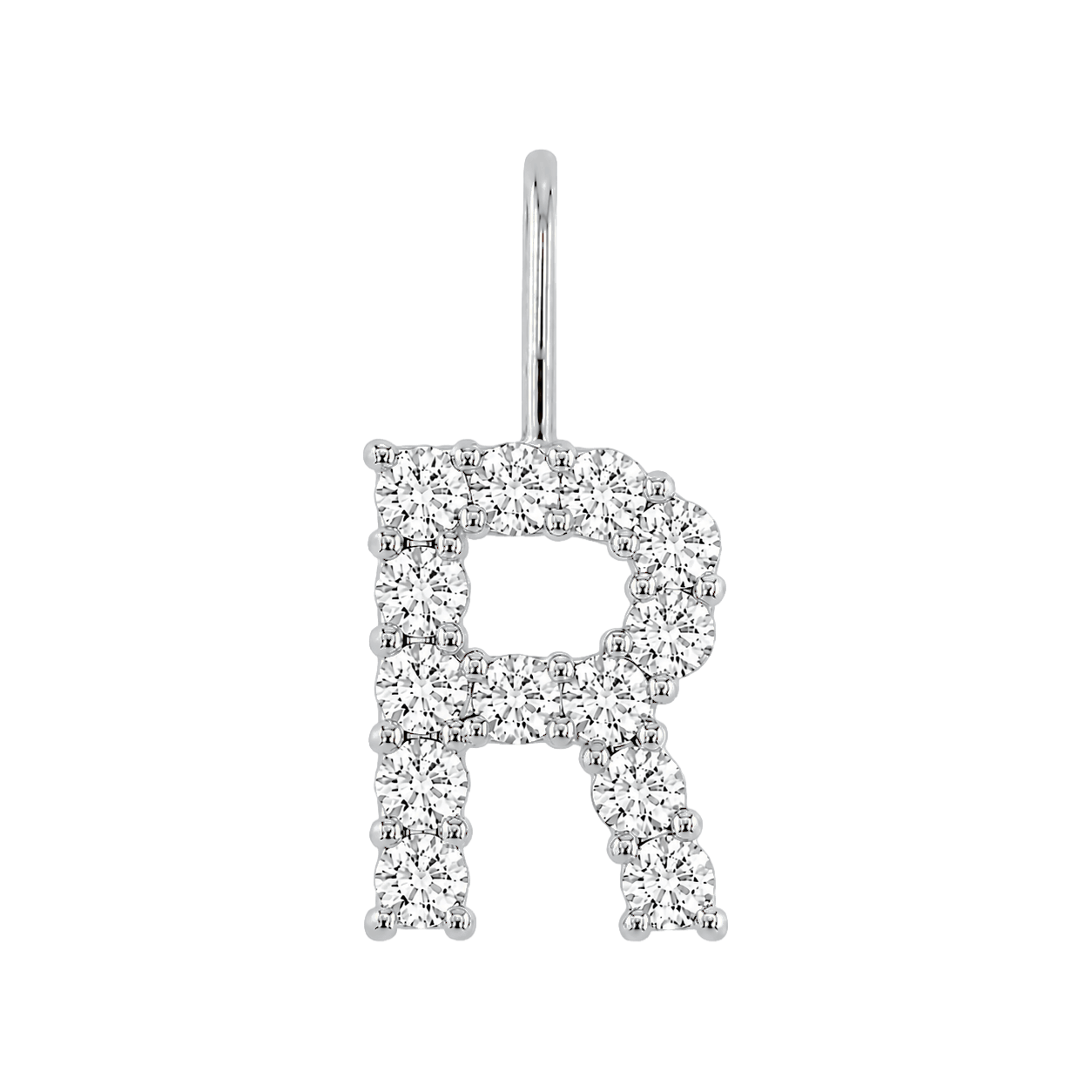 Diamond Initial Charm E118016