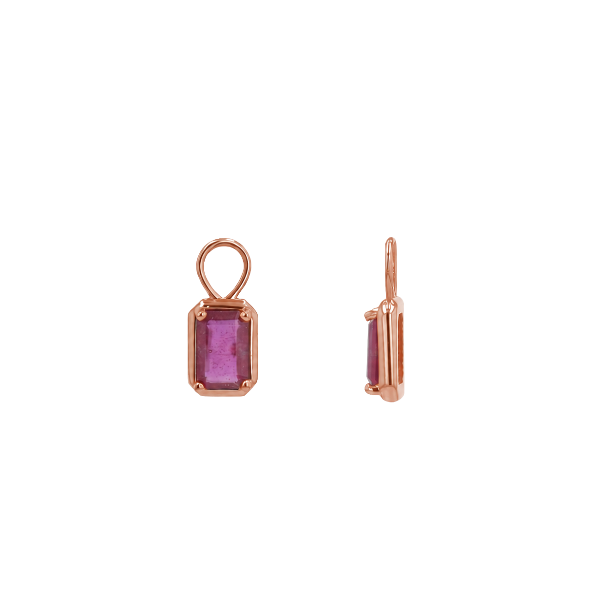 Emerald Huggie Charms I742
