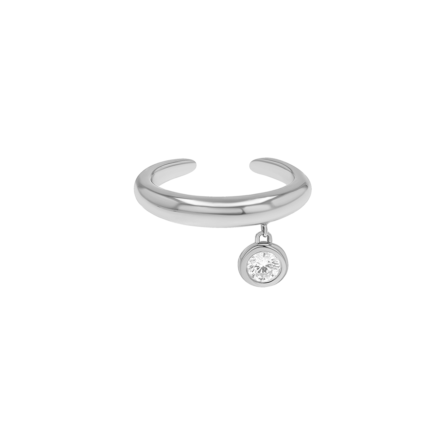 Diamond Drop Ear Cuff T272