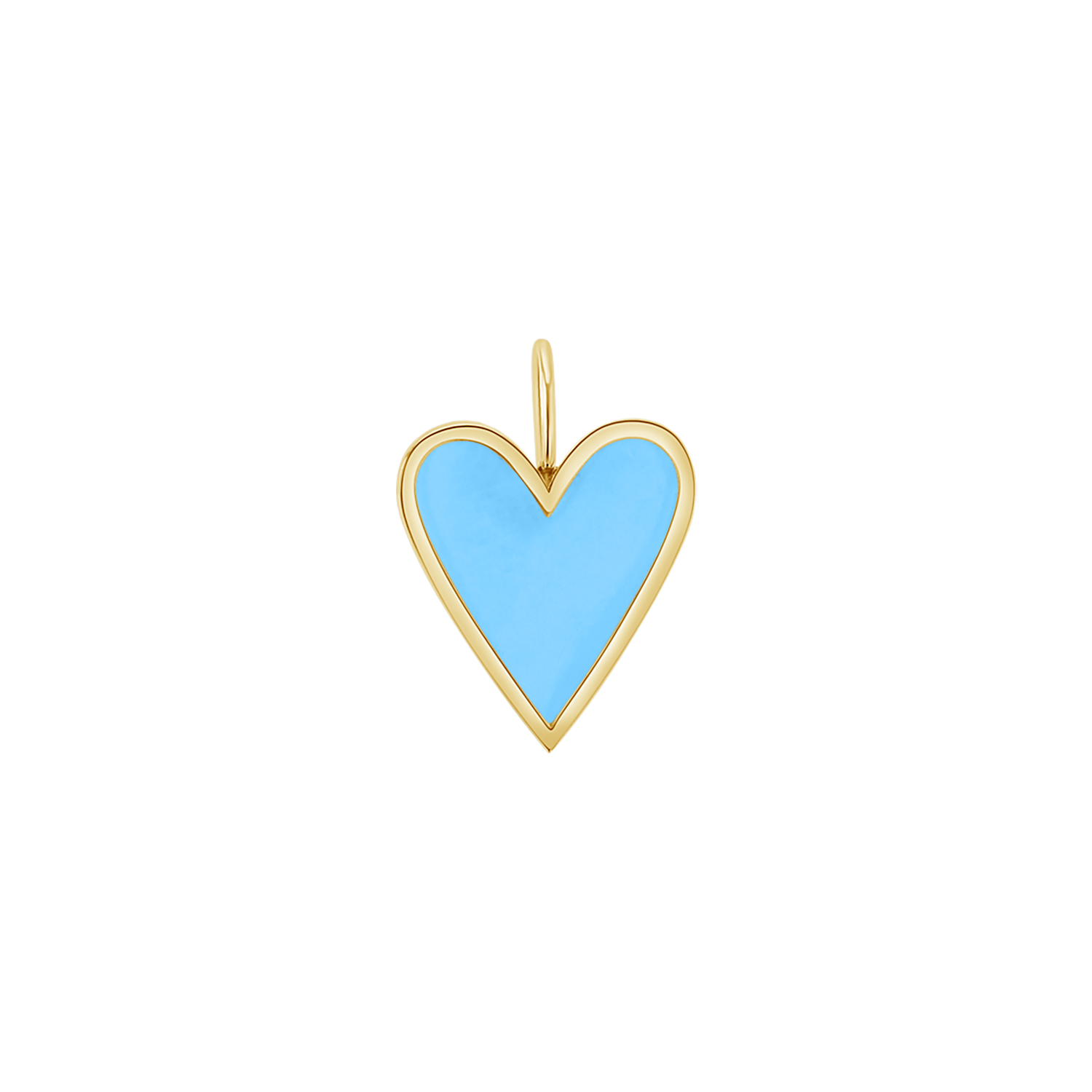 Enamel Heart Charm J6202