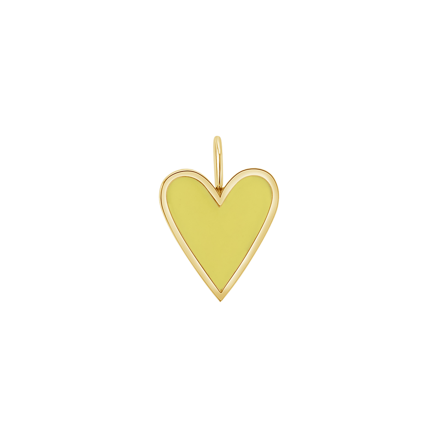 Enamel Heart Charm J6202