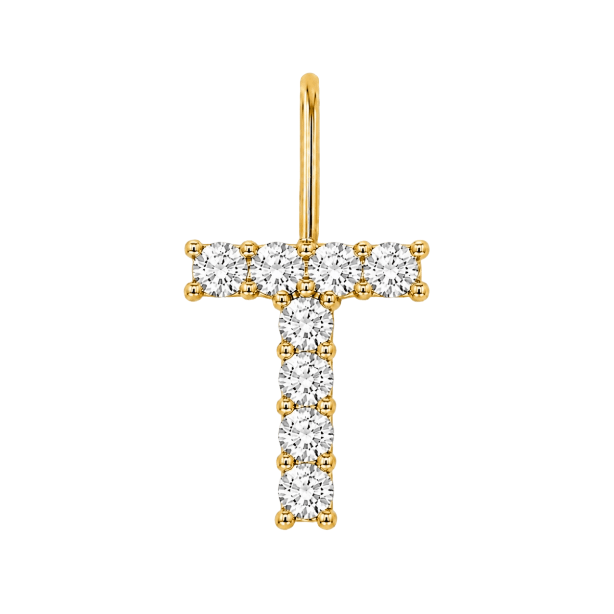 Diamond Initial Charm E118016