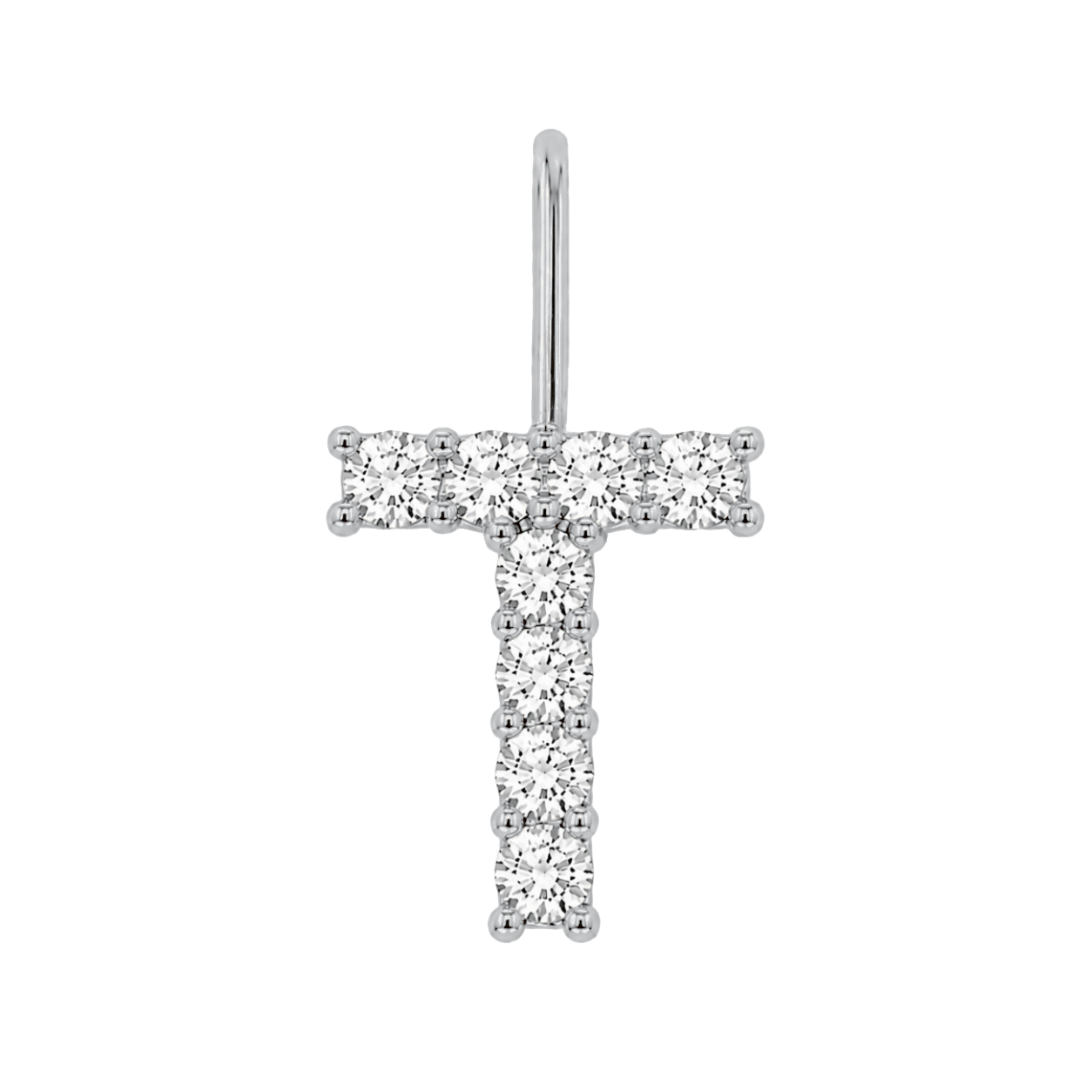 Diamond Initial Charm E118016