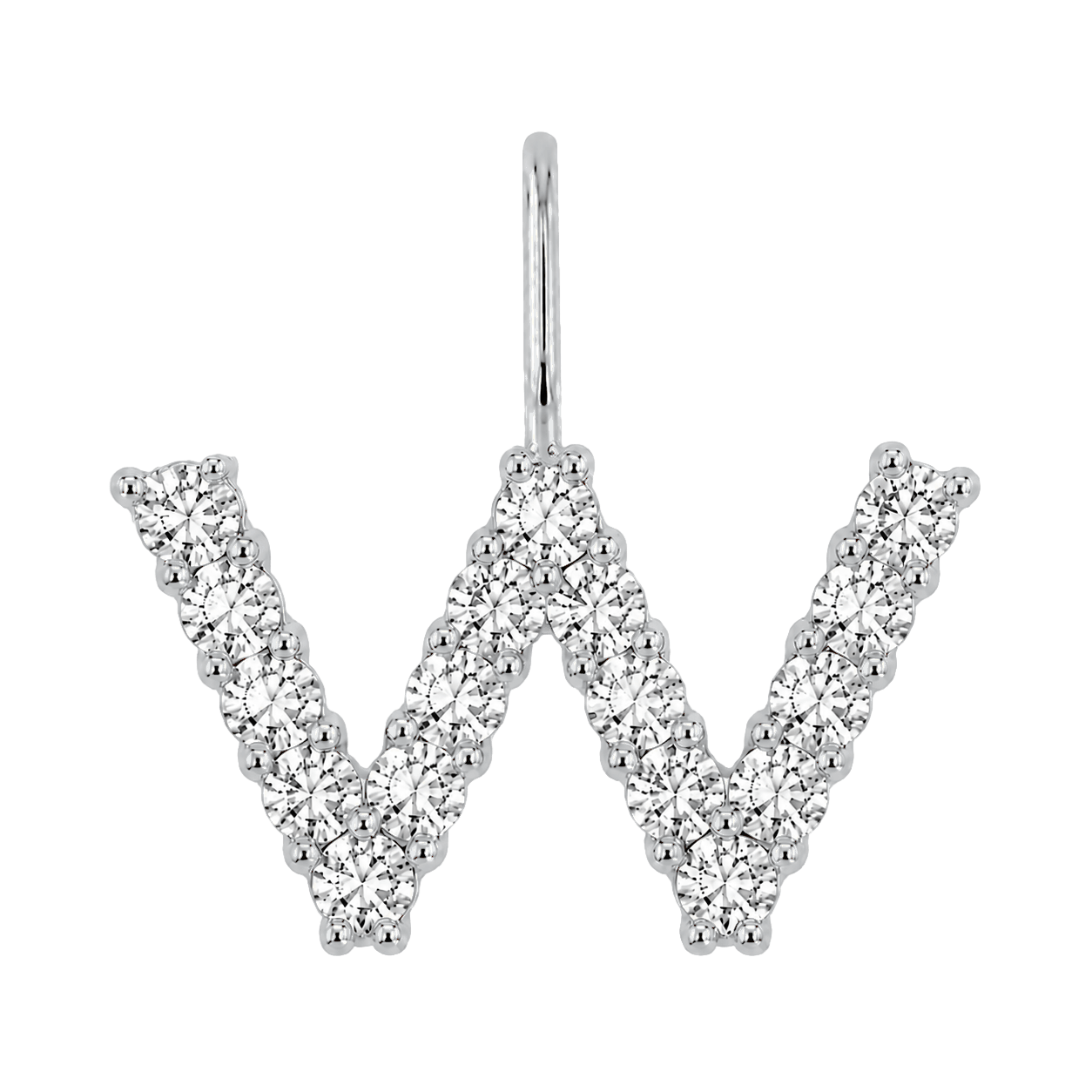 Diamond Initial Charm E118016
